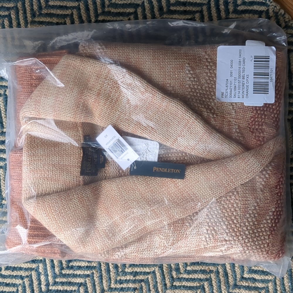 Free People x Pendleton Monterey Belted Cardigan NWT XS - Picture 11 of 13